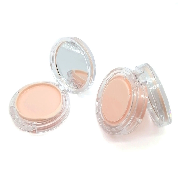 Wholesale Cosmetic Makeup Empty All White Foundation Container Packaging Round Air Cushion Bb Cream Compact Case