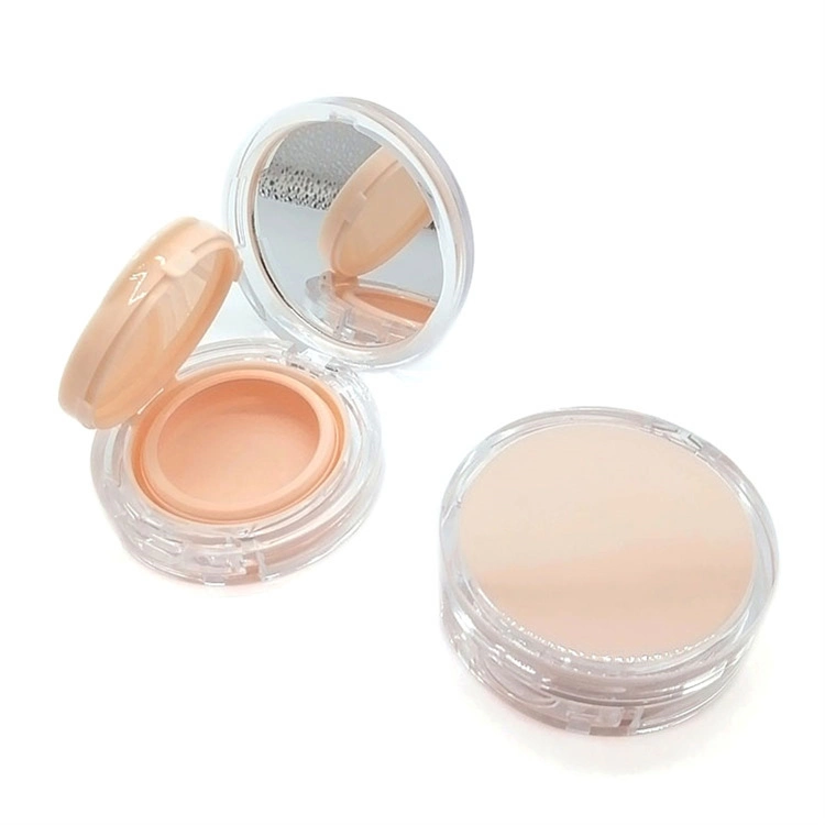 Wholesale Cosmetic Makeup Empty All White Foundation Container Packaging Round Air Cushion Bb Cream Compact Case