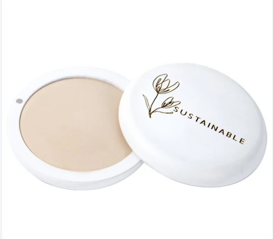 Bulk DIY Empty Bamboo Compact Powder Cosmetic Packaging